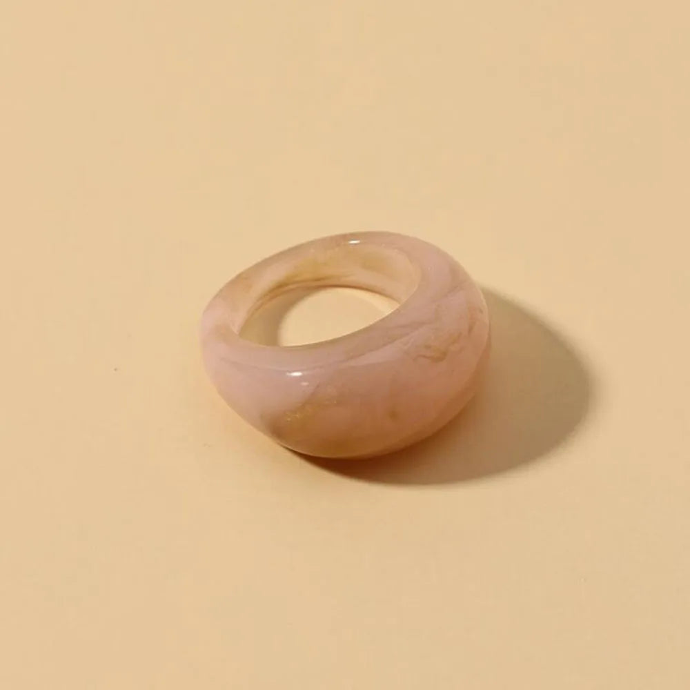 Colorful Acrylic Statement Ring RI2