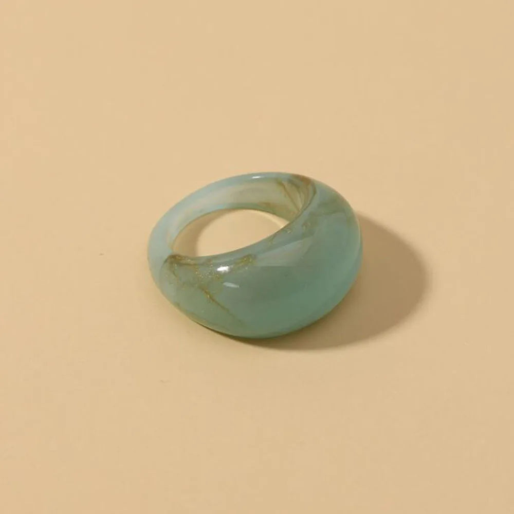 Colorful Acrylic Statement Ring RI3