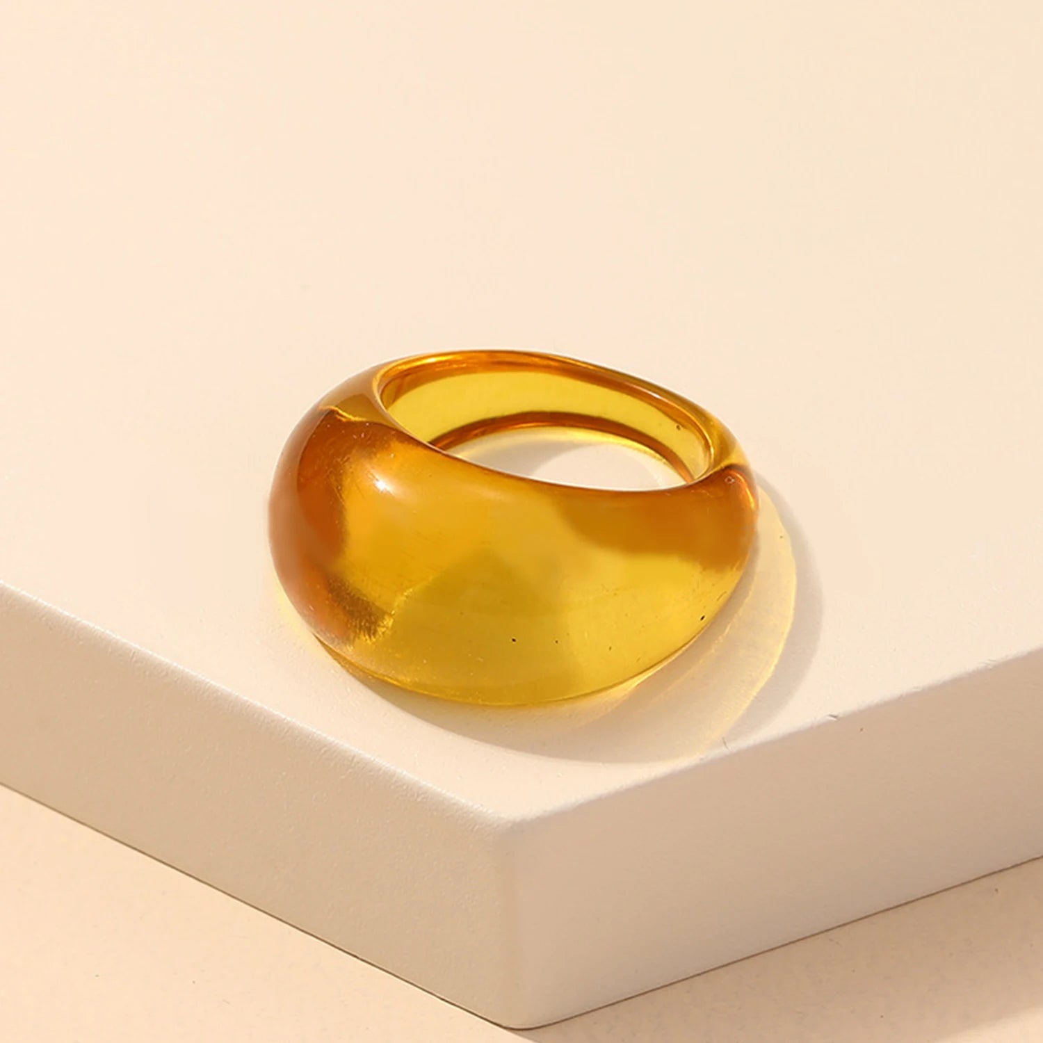 Colorful Acrylic Statement Ring RI4