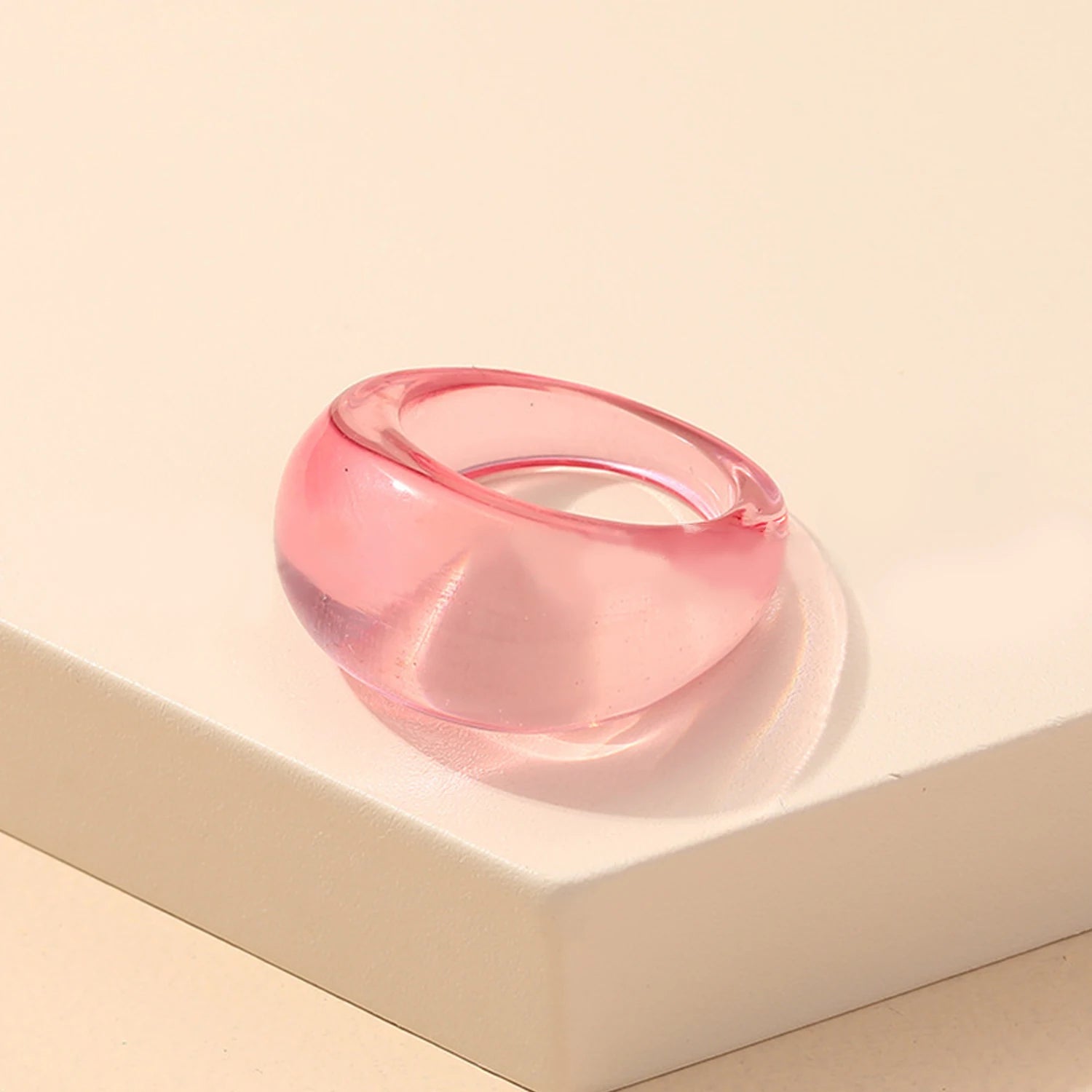 Colorful Acrylic Statement Ring RI5