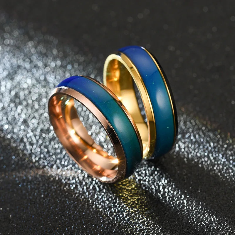 Mood Color-Changing Stainless Steel Ring
